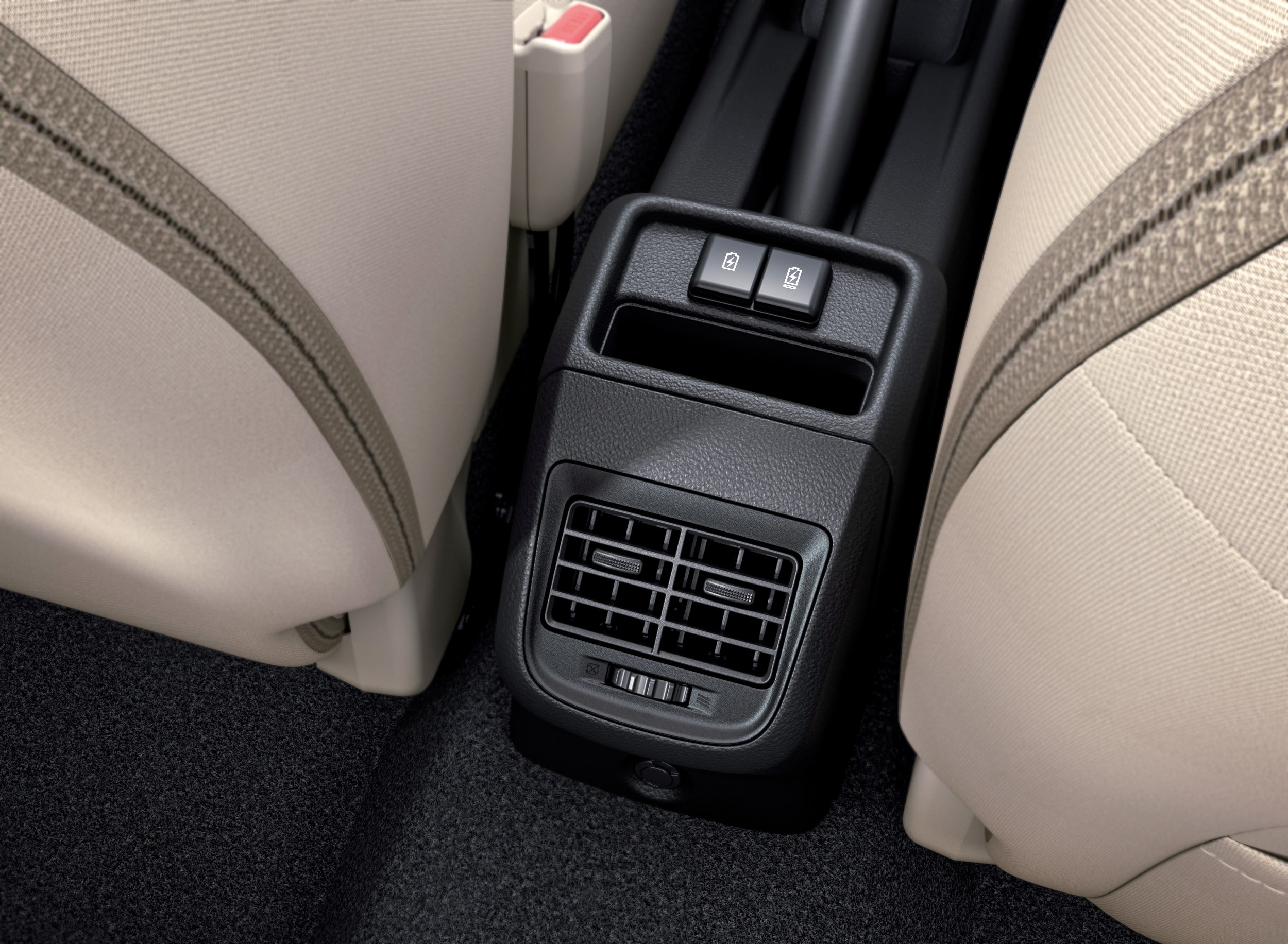 dzire-Rear AC Vents with storage