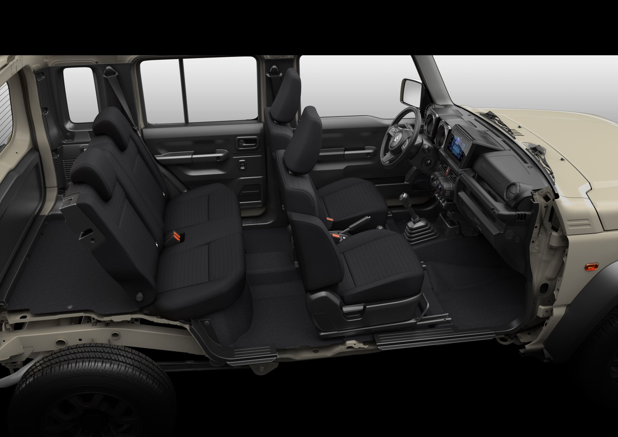 jimny-5-door Comfortable & Spacious Cabin