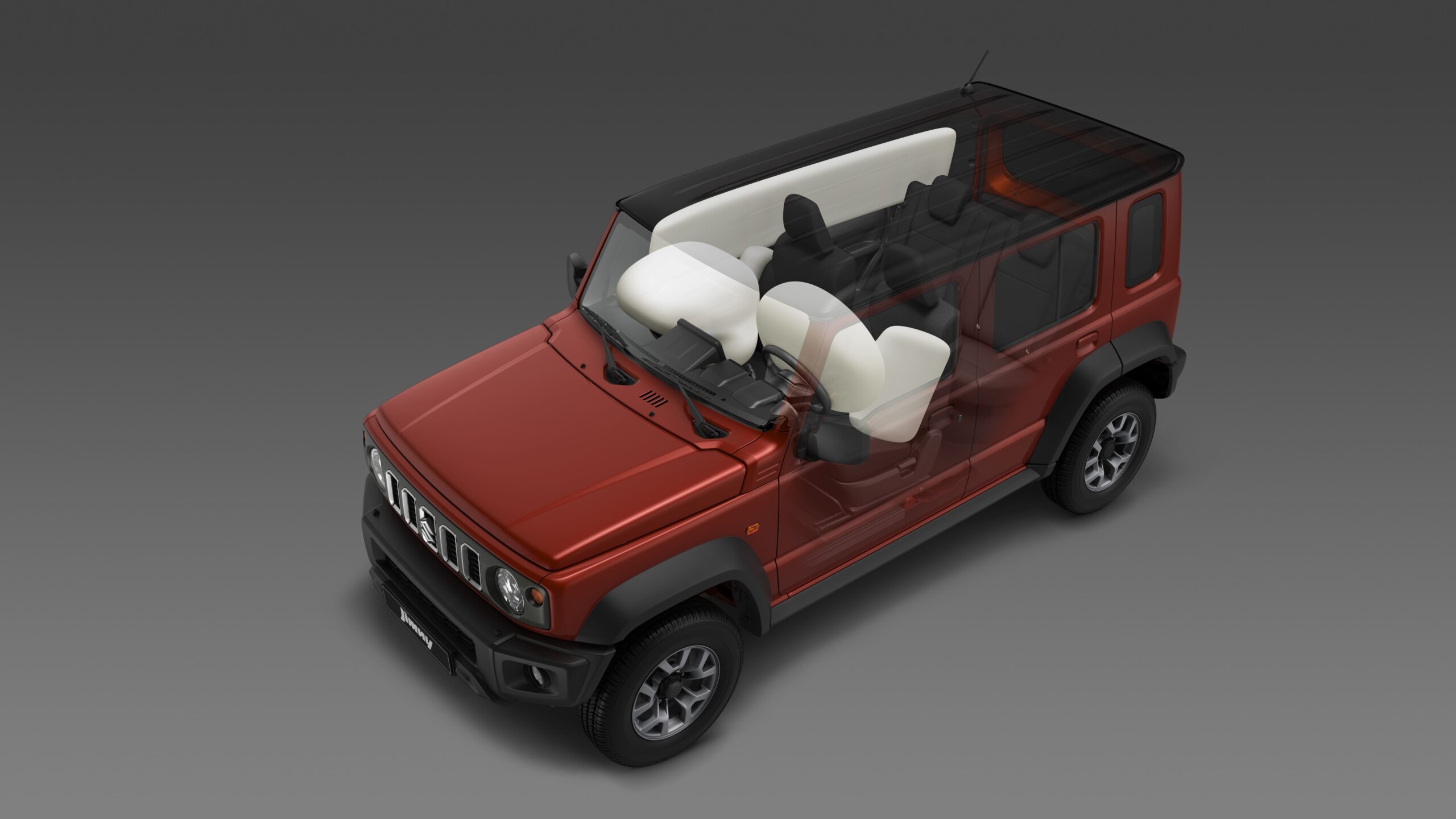 jimny-5-door SRS airbag system for collision safety