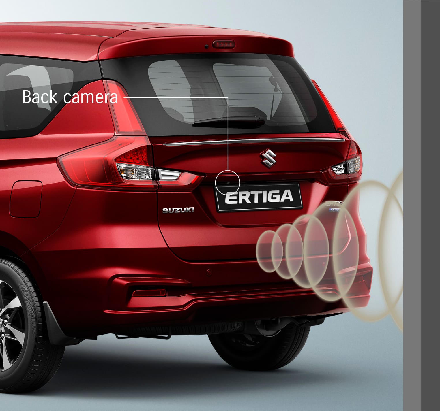 suzuki-ertiga-rear view camera