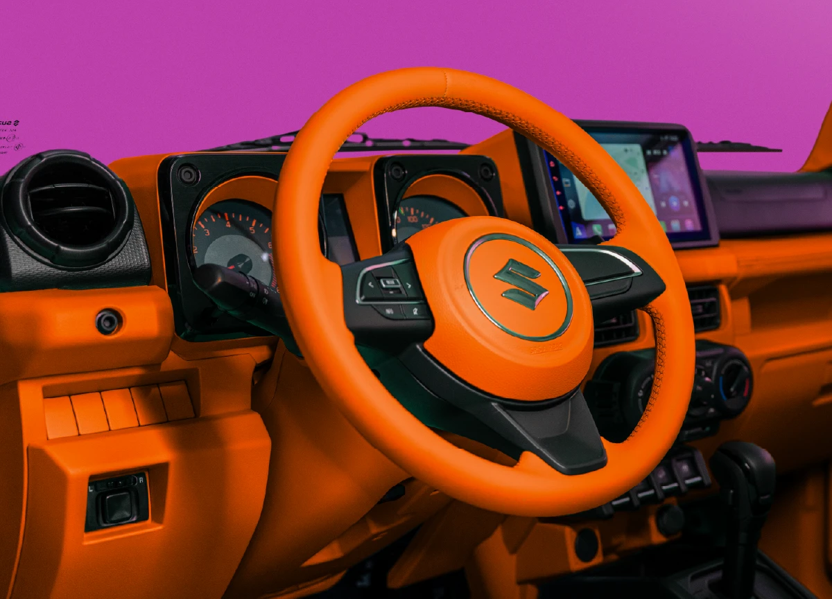Suzuki Jimny Art Edition Interior Design – Al Rostamani Trading Company